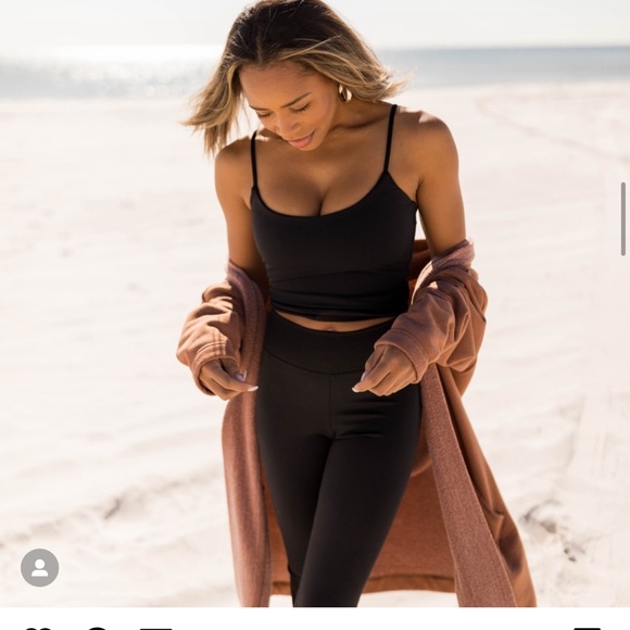 Tribe Kelley Duster Cardi - Rum Caramel - Picture 10 of 11